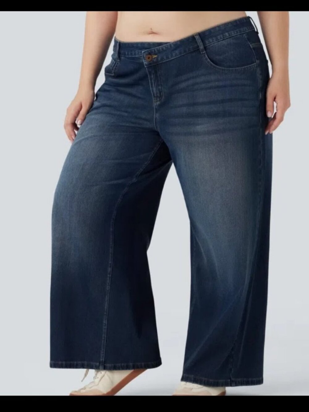 Halara Plus Size NEW WIDELEG Denim Jeans NWT